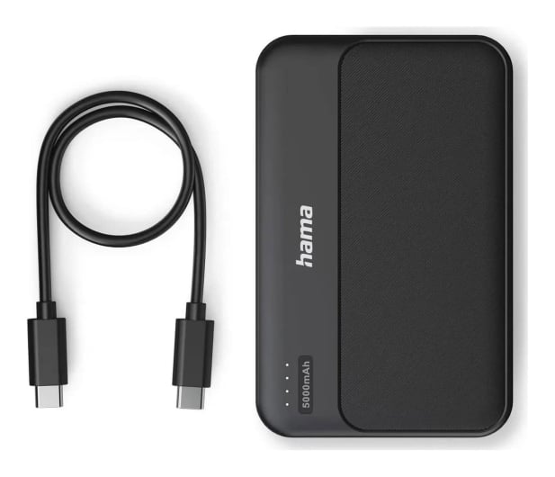 Hama POWER PACK POCKET 5 5000 mAh 2X USB-A ANTRACYT - 1548507 - zdjęcie 4