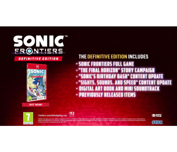 Switch Sonic Frontiers – Definitive Edition - 1546829 - zdjęcie 2