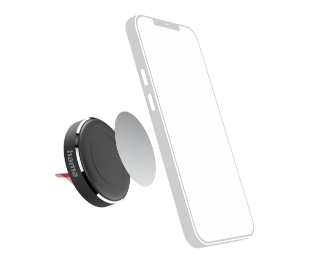 Hama UCHWYT MAGNET" UNIVERSAL SMARTPHONE HOLDER, STICK-ON, BLACK - 1548534 - zdjęcie
