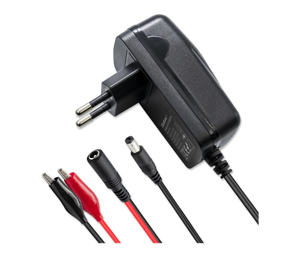 Qoltec Automatyczna ładowarka STD AGM GEL 12V 1A, Prostownik 12W - 1549501 - zdjęcie