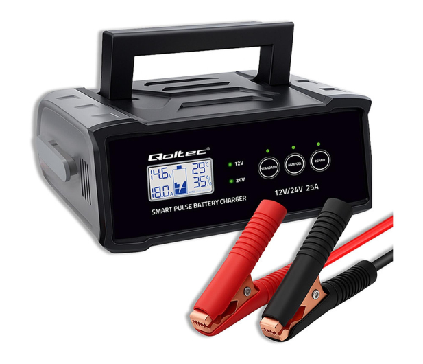 Qoltec Inteligentna ładowarka STD AGM GEL 12V/24V 25A - 1549509 - zdjęcie 6