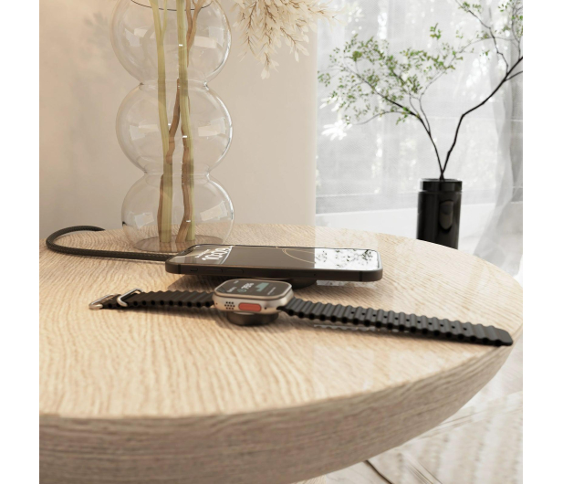 Zens Ładowarka indukcyjna 2w1 Pro 2 Qi2 15W USB-C czarny - 1545344 - zdjęcie 4