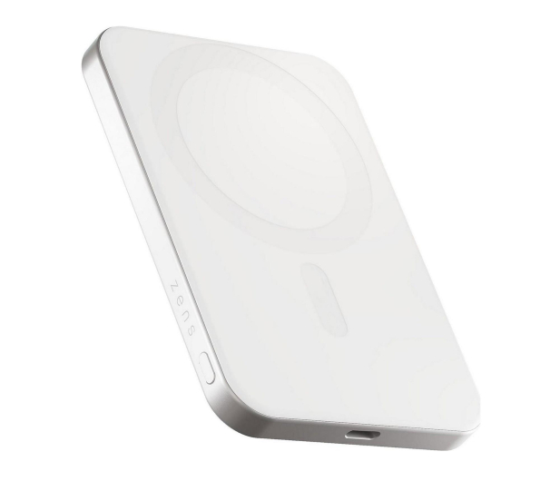 Zens Powerbank Pro 1 Slim MagSafe Qi2 15W USB-C 5000 mAh biały - 1545357 - zdjęcie