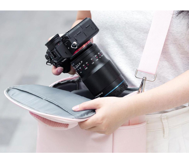 K&F Concept Camera Sling Bag 5 l - różowa - 1550442 - zdjęcie 3