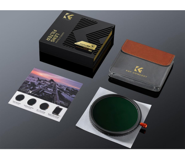 K&F Concept Nano-X MRC CPL & Fader ND2-32 & Black Mist 1/4 - 77 mm - 1550502 - zdjęcie 4