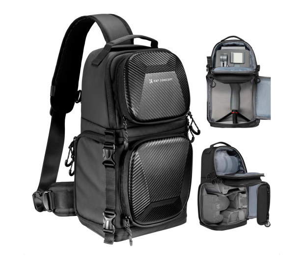 K&F Concept Urban Wander U02 10 l - czarny - 1550466 - zdjęcie 2