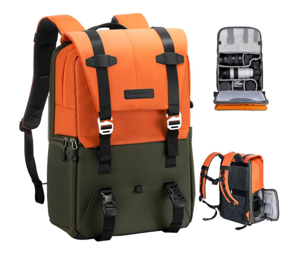 K&F Concept Urban Wander 20 l - pomarańczowy - 1550453 - zdjęcie 3