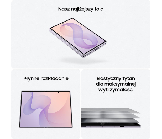 Samsung Galaxy Z Fold8 12/256GB Fioletowy - 1549401 - zdjęcie 6