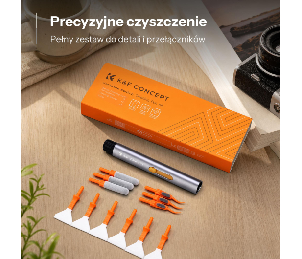 K&F Concept Zestaw czyszczący Versatile Swith Cleaning Pen Kit do matryc - 1550428 - zdjęcie 2