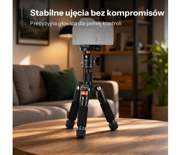 K&F Concept S225A1 z głowicą kulową BH-25 - 1550465 - zdjęcie 2