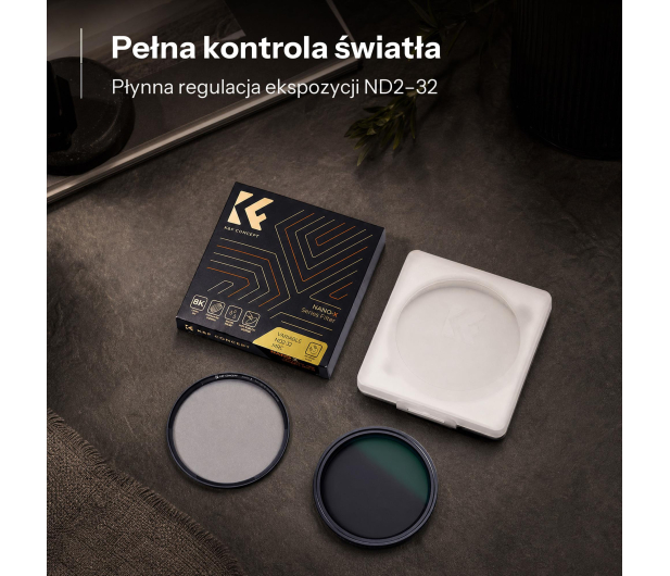 K&F Concept Nano-X MRC Fader ND2-32 - 72 mm - 1550415 - zdjęcie 2