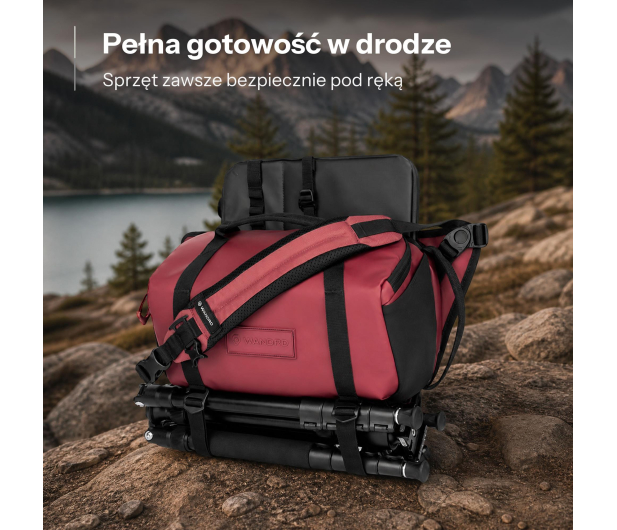 WANDRD ROGUE Sling 9L Rhone Burgundy - 1550098 - zdjęcie 5