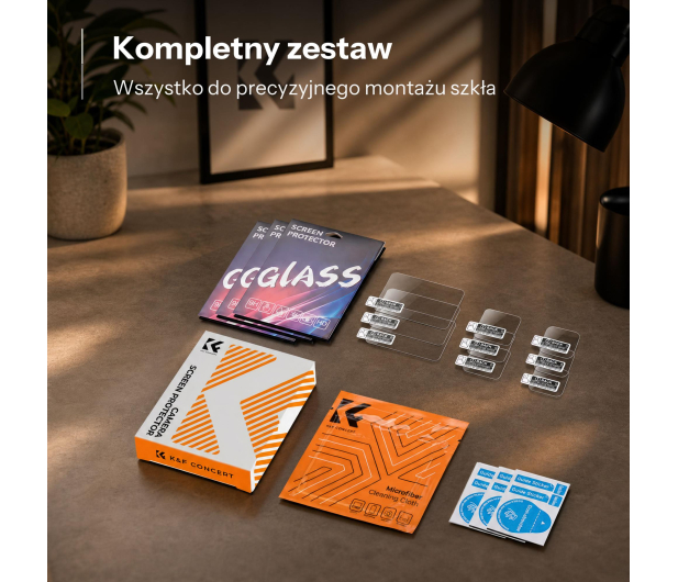 K&F Concept Szkło ochronne na ekran i obiektyw do GoPro H9/H10/H11/H12/H - 1550507 - zdjęcie 3