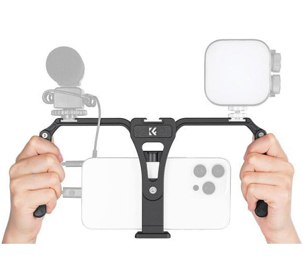 K&F Concept Klatka operatorska do smartfona - czarna - 1550459 - zdjęcie 5