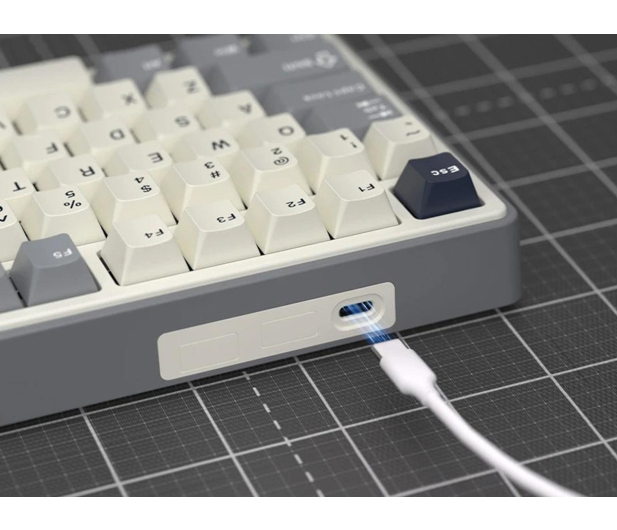 Royal Kludge R87Pro Half Grey Creamy switch - 1455797 - zdjęcie 7