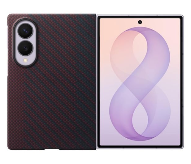 Samsung Carbon Magnet do Fold 8 czerwony - 1569723 - zdjęcie