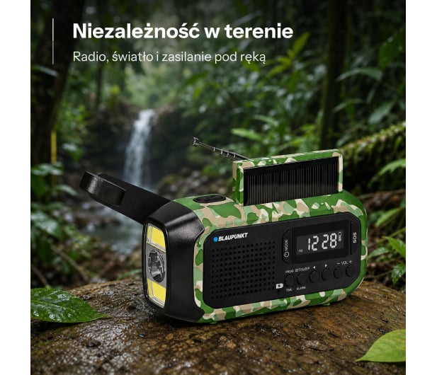Blaupunkt ER20 Moro FM z latarką LED - 1507310 - zdjęcie 4