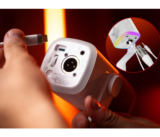 KRUX Qube XLR/USB White - 1550257 - zdjęcie 11