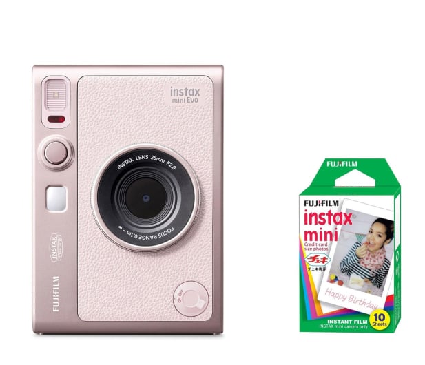 Fujifilm Instax Mini Evo różowy wkłady (10 zdjęć) - 1568759 - zdjęcie