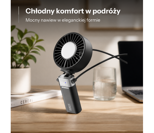 Sothing Ręczny wentylator Ice Z Plus 6000mAh szary - 1568954 - zdjęcie 2