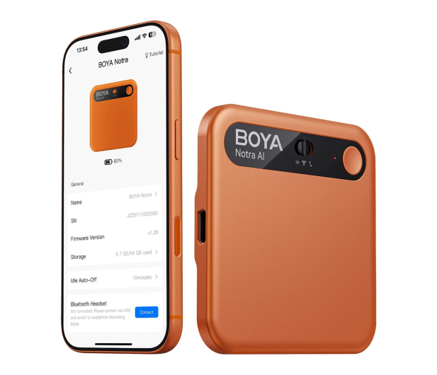 Boya Dyktafon AI Notra Pomarańczowy - 1571198 - zdjęcie 7