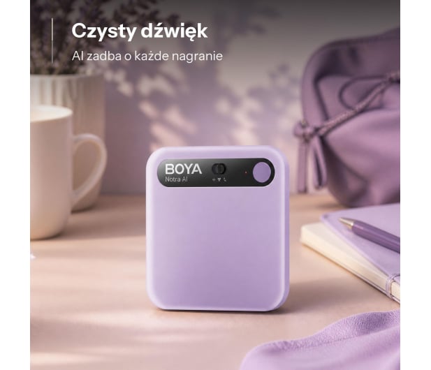Boya Dyktafon AI Notra Fioletowy - 1571201 - zdjęcie 9