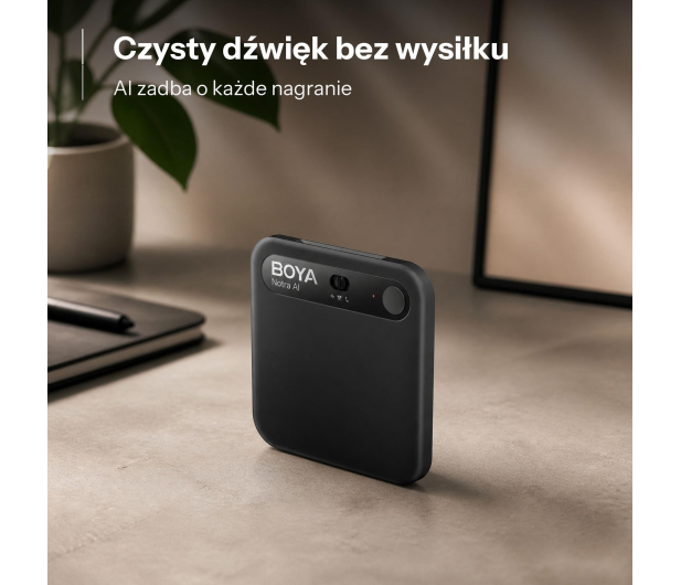 Boya Dyktafon AI Notra Czarny - 1571199 - zdjęcie 8