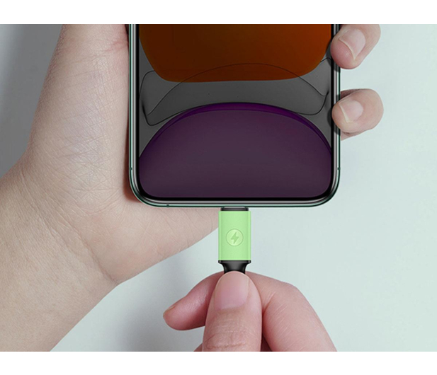 USAMS Kabel U52 microUSB 2A Fast Charge 1m zielony - 1569093 - zdjęcie 6