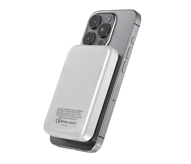 ExtraLink MAGSAFE 10000MAH 38.5WH PD20W+15W USB-C USB-A BIAŁY - 1570057 - zdjęcie 2