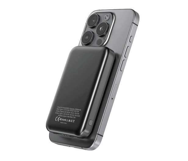 ExtraLink MAGSAFE 10000MAH 38.5WH PD20W+15W USB-C USB-A GRAFITOWY - 1570056 - zdjęcie 2