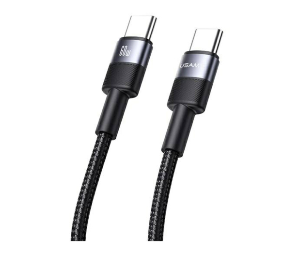 USAMS Kabel USB-C na USB-C 60W 1,2m Aluminum - 1569144 - zdjęcie 2