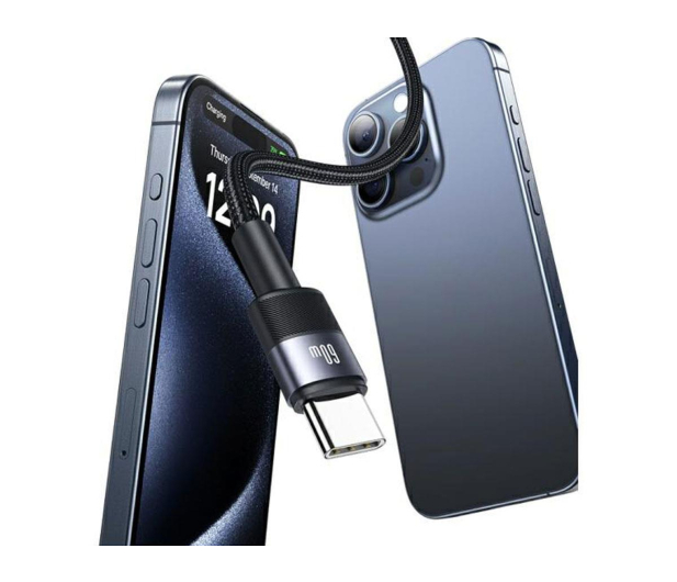 USAMS Kabel USB-C na USB-C 60W 1,2m Aluminum - 1569144 - zdjęcie 3