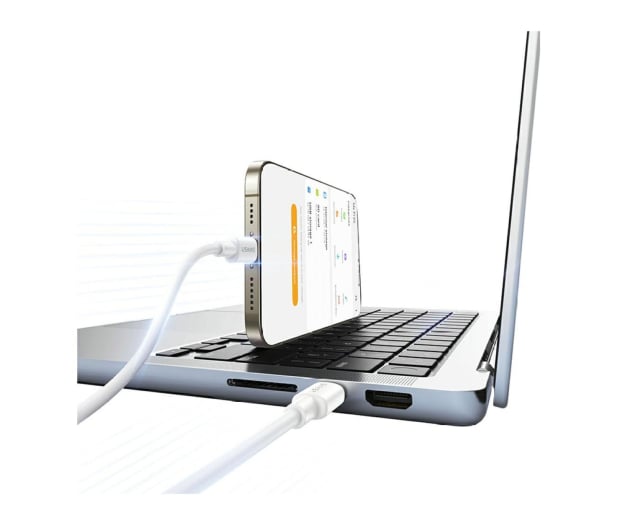 USAMS Kabel U90 60W USB-C do USB-C biały - 1569159 - zdjęcie 5
