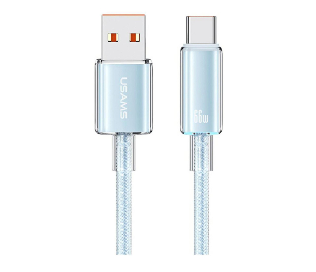 USAMS Kabel US-SJ658 6A USB-A do USB-C 1,2m niebieski - 1569070 - zdjęcie