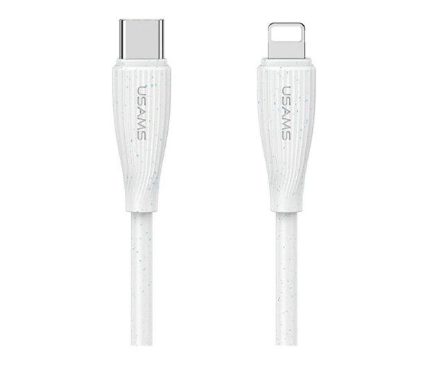USAMS Kabel Green Series 30W USB-C do Lightning 1m biały - 1569054 - zdjęcie