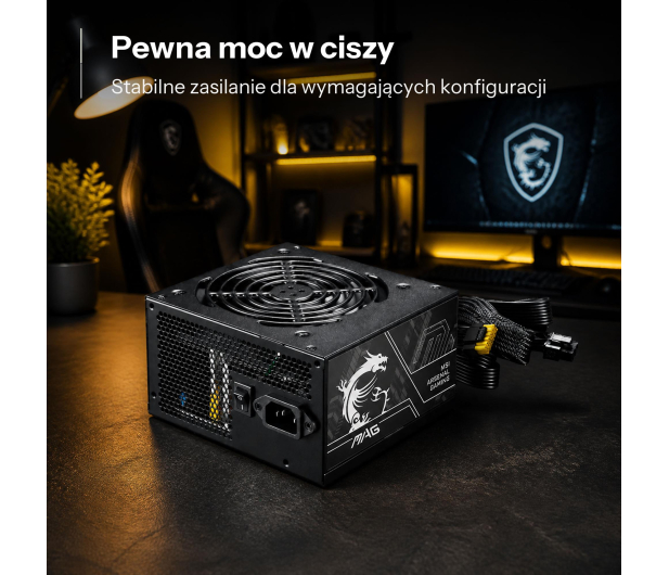 MSI MAG A650BN PCIE5 II 650W 80 Plus Bronze - 1490860 - zdjęcie 5