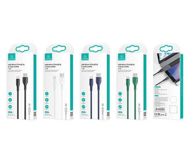 USAMS Kabel U68 microUSB 2A Fast Charge 1m czarny SJ502USB01 - 1569033 - zdjęcie 10