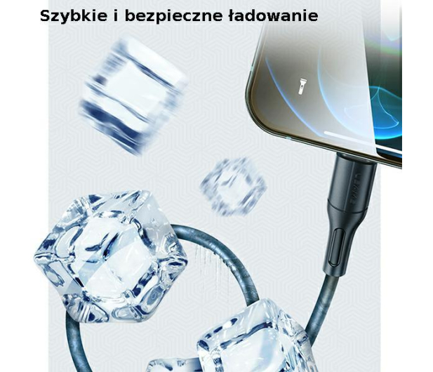 USAMS Kabel U68 microUSB 2A Fast Charge 1m biały SJ502USB02 - 1569034 - zdjęcie 4