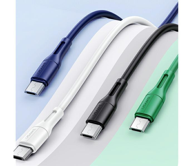 USAMS Kabel U68 microUSB 2A Fast Charge1m zielony SJ502USB04 - 1569029 - zdjęcie 3