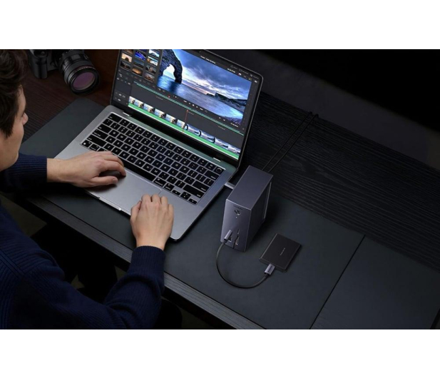 UGREEN Stacja dokująca CM923 USB-C/HDMI 3xUSB USB-C RJ45 SD/TF M.2 - 1574358 - zdjęcie 5