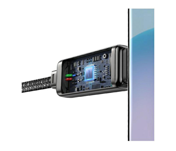 USAMS Kabel USB-C na USB-C 100W 1,2m tytanowy - 1569125 - zdjęcie 3