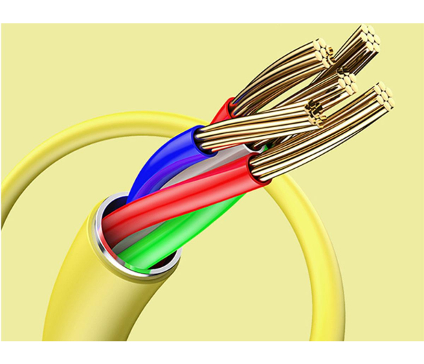 USAMS Kabel U52 lightning 2A Fast Charge1m zielonySJ434USB02 - 1569020 - zdjęcie 8