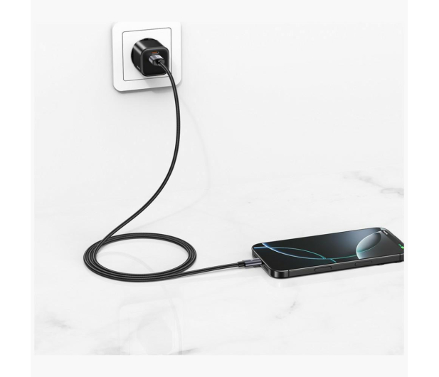 USAMS Kabel U91 18W USB-C do USB-A 1m stalowy - 1569128 - zdjęcie 5