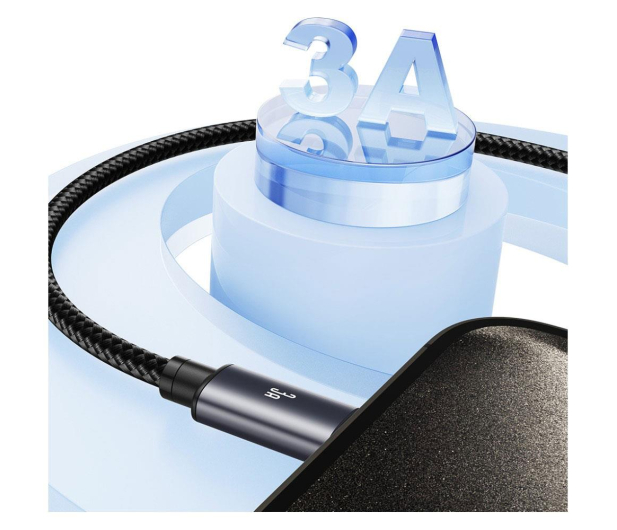 USAMS Kabel U91 18W USB-C do USB-A 1m stalowy - 1569128 - zdjęcie 6