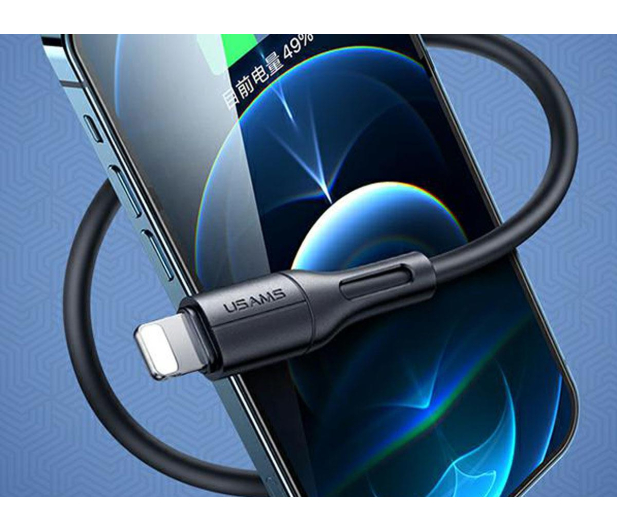 USAMS Kabel U68 lightning 2A Fast Charge 1m czarny (US-SJ500) - 1569018 - zdjęcie 6
