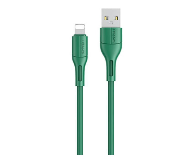 USAMS Kabel lightning 2A Fast Charge 1m zielony - 1569118 - zdjęcie