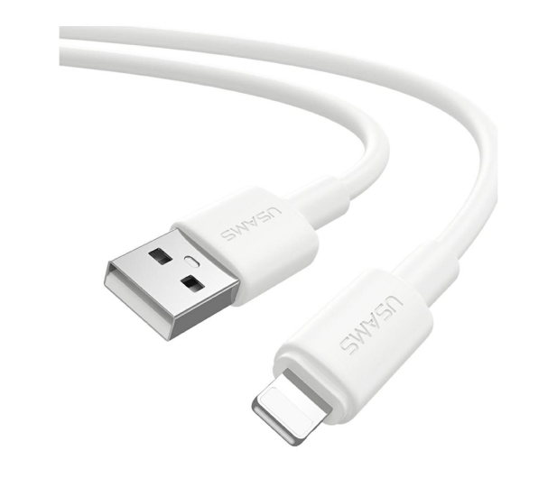 USAMS Kabel U90 2,4A USB-A do Lightning biały - 1569135 - zdjęcie 3