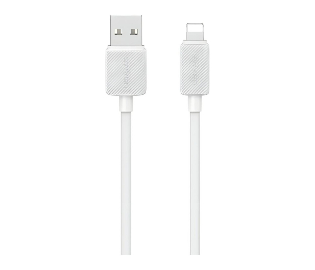 USAMS Kabel 2,4A USB-A do Lightning 1m biały - 1569143 - zdjęcie