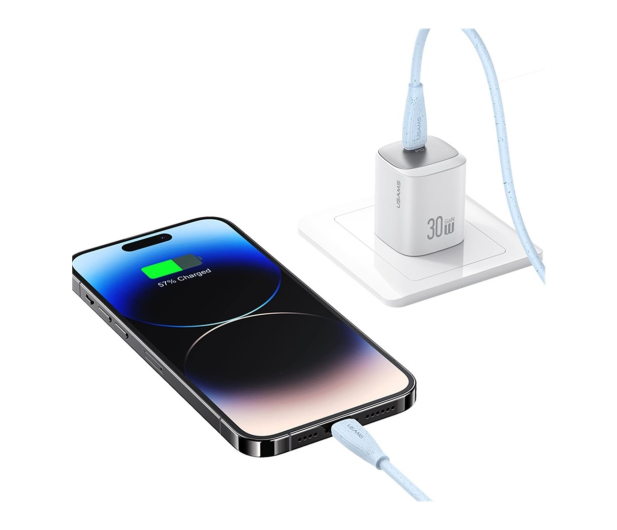 USAMS Kabel 30W USB-C do Lightning 1m różowy - 1569146 - zdjęcie 3