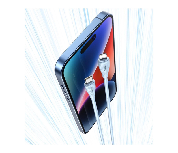 USAMS Kabel 30W USB-C do Lightning 1m różowy - 1569146 - zdjęcie 10